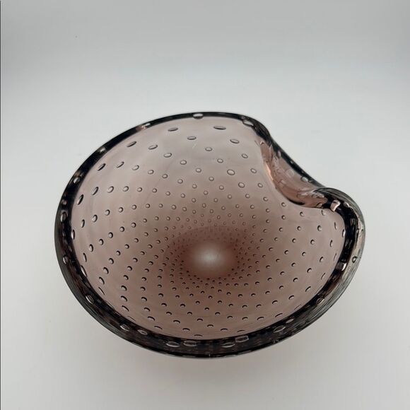 Elegant light purple Glass Art Bowl - Picture 1 of 5